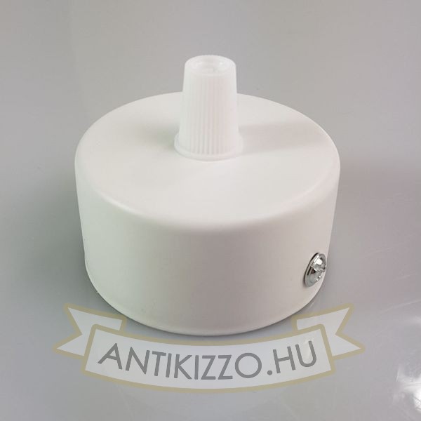 Fehér plafontárcsa mennyezetirózsa 60mm, oldal rögzítős