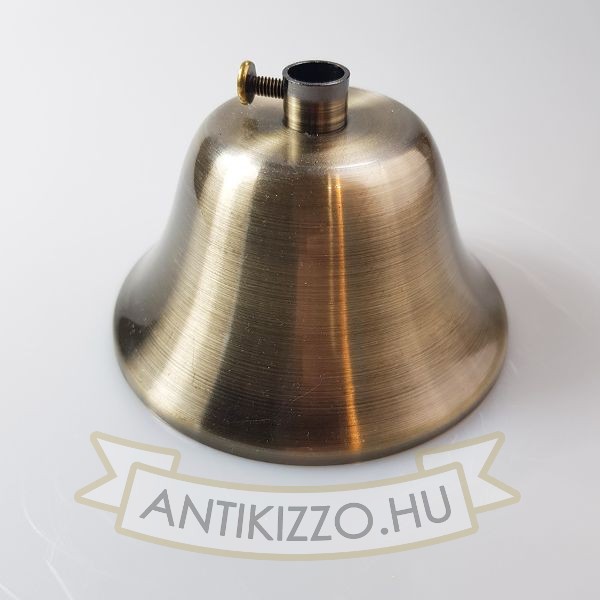 Fém mennyezeti tárcsa harang alakú - antik bronz