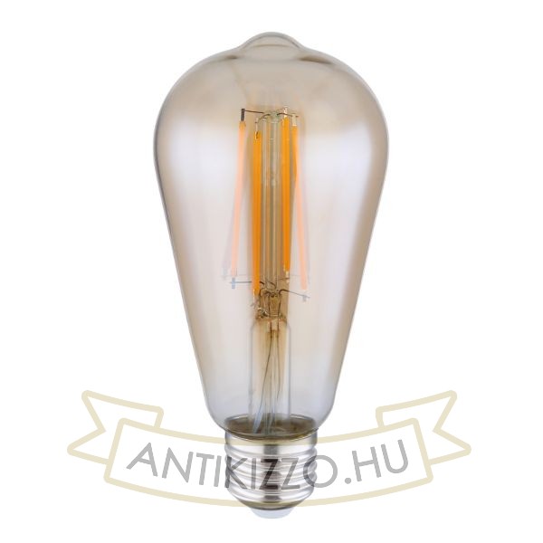 LED Izzó Filament ST64 7W E27 360° 2700K (720 lumen)