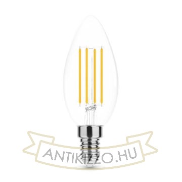 C35 LED filament 5W, 2700K 600 lumen 