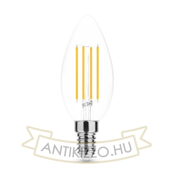 C35 LED filament 5W, 2700K 600 lumen 