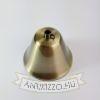 Fém mennyezeti tárcsa harang alakú - antik bronz