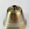 Fém mennyezeti tárcsa harang alakú - antik bronz