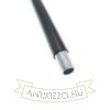 Fekete cső két végén belső menettel - 10cm