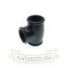 Fekete T idom 3xM10  belső menettel - 20mmx17mm