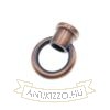 Lámpa tartógyűrű antik vörösréz - belső menetes 18mm
