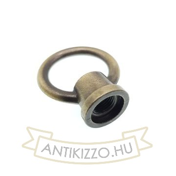 Lámpa tartógyűrű antik bronz - belső menetes 25mm