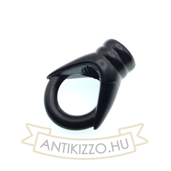 Lámpa tartógyűrű matt fekete - belső menetes 12mm
