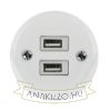 Elegáns fehér porcelán USB csatlakozó loft és vintage enteriőrökbe