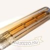 LED filament dekor izzó - T185 henger antikolt - 6 watt - szabályozható