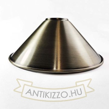 Fém Lámpabúra 220mm x 80mm antik bronz