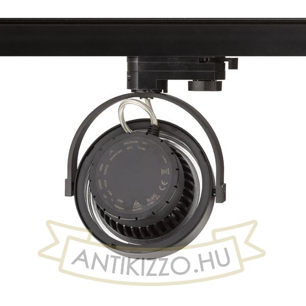 KELLY LED három áramkörös sínre fekete  230V LED 12W 24°  3000K