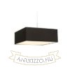 TEMPO 50/19 lámpabúra Polycotton fekete/fehér PVC max. 23W