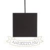 TEMPO 15/15 lámpabúra Polycotton fekete/fehér PVC max. 28W