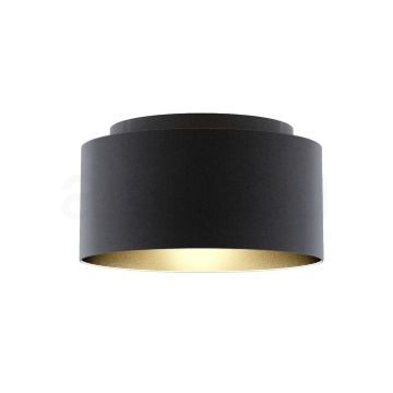 DOUBLE 55/30 lámpabúra Polycotton fekete/fehér PVC max. 23W