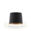 ASPRO 40/30 lámpabúra Polycotton fekete/fehér PVC max. 23W