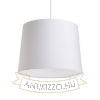 ASPRO 40/30 lámpabúra Polycotton fekete/fehér PVC max. 23W