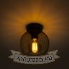 COSIR 18 mennyezeti lámpa fekete 230V LED E27 11W