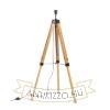 ALVIS állólámpa talapzat  bambusz/fekete 230V LED E27 15W