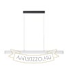 RIVIER LED I függő lámpa  fekete/tej akril 230V LED 24W  3000K