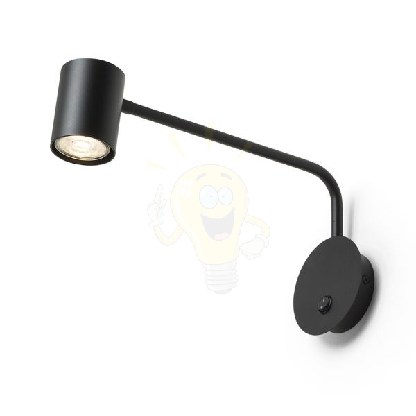 FILIP karos fekete  230V LED GU10 5W