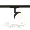LYRA egy áramkörös sínre fekete tej akril 230V LED 5W  3000K