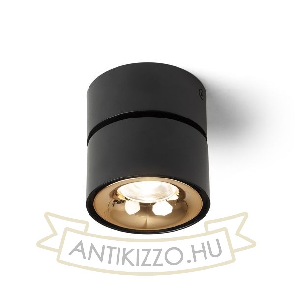 ALBANO felületre szerelhető fekete/aranysárga  230V LED 5W  3000K