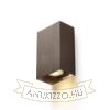 CAPRI RC fali lámpa  csiszolt bronz 230V LED GU10 2x9W