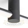 CLARIS 120 felületre szerelhető fekete tej akril 230V LED 2x12W  3000K