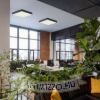 LARISA SQ 60 DIMM mennyezeti lámpa fekete 230V LED 100W 3000K 4000K 6500K