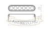 OXANA 11 a WEGA/WAWE rendszerekhez fekete  24= LED 6W 24°  3000K 4000K 6500K