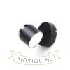 NOVA I fali lámpa fekete króm/tej akril 230V LED 4.2W 3000K