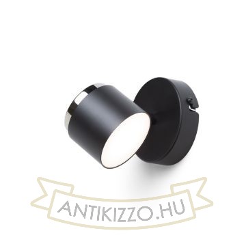 NOVA I fali lámpa fekete króm/tej akril 230V LED 4.2W 3000K