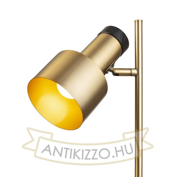 DIVINA állólámpa sárgaréz/dekoratív fekete márvány 230V E27 5W