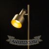 DIVINA állólámpa sárgaréz/dekoratív fekete márvány 230V E27 5W