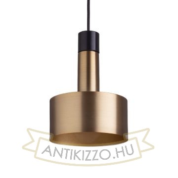 DIVINA függő lámpa sárgaréz/dekoratív fekete márvány 230V LED E27 5W