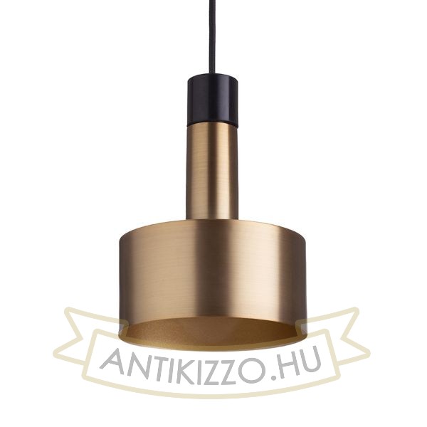 DIVINA függő lámpa sárgaréz/dekoratív fekete márvány 230V LED E27 5W