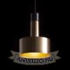 DIVINA függő lámpa sárgaréz/dekoratív fekete márvány 230V LED E27 5W