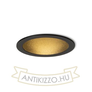 ORCO süllyesztett lámpa fekete 230V LED GU10 9W