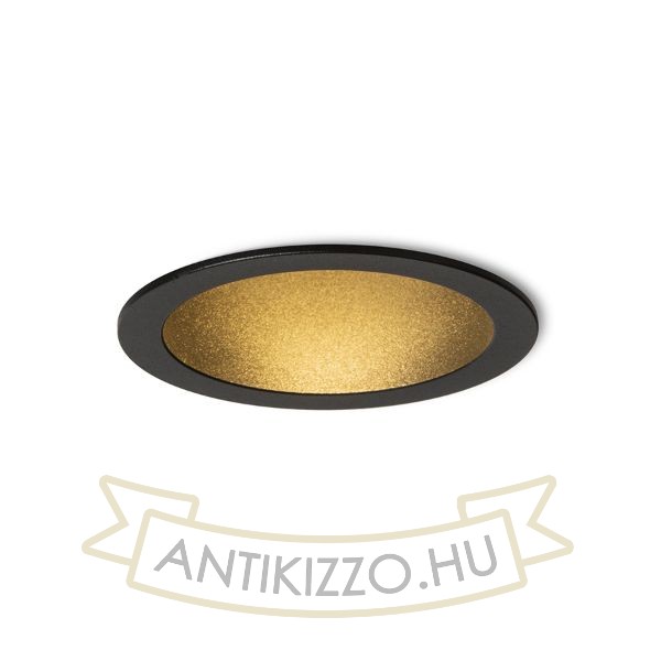 ORCO süllyesztett lámpa fekete 230V LED GU10 9W