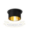 ORTA süllyesztett lámpa fekete/aranysárga 230V LED GU10 9W