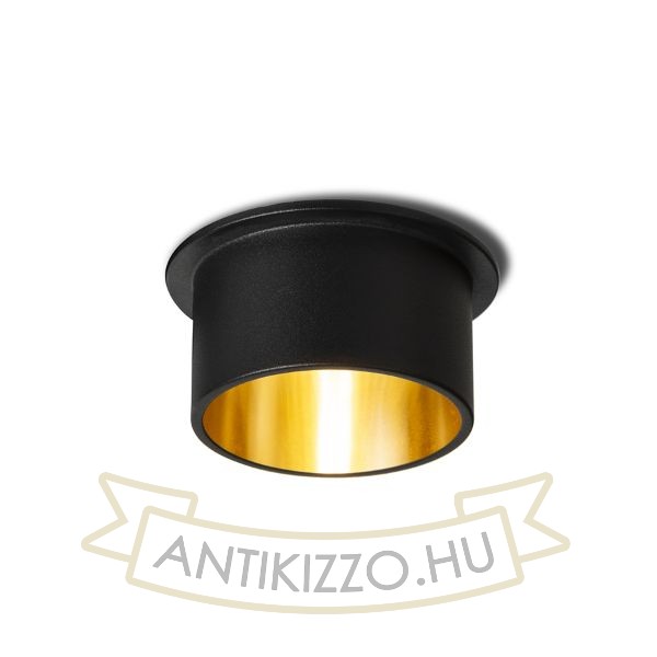 ORTA süllyesztett lámpa fekete/aranysárga 230V LED GU10 9W
