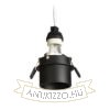 ORTA süllyesztett lámpa fekete 230V LED GU10 9W