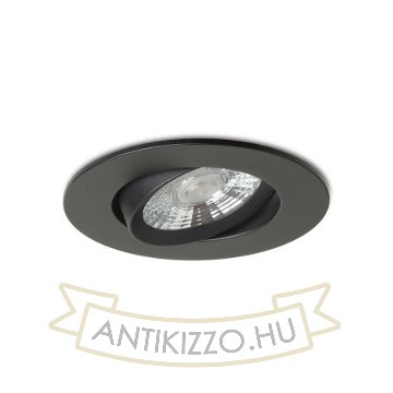 NEFRIT DIMM süllyesztett lámpa fekete 230V LED 6W 36° 3000K