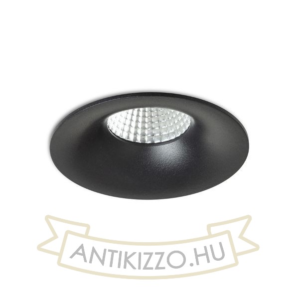 FLEUR IP54 DIMM süllyesztett lámpa fekete 230V LED 15W 60° IP54 3000K