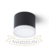MEMA mennyezeti lámpa fekete szatén akril 230V LED GX53 7W