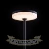 SEMPLICE 80 állólámpa / leszúrható spot lámpa fekete matt akril 230V LED 12W IP54  3000K