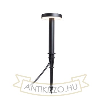 GEVALIA 20 leszúrható spot lámpa fekete matt akril 230V LED LED 5W IP65 3000K