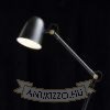 DANNY asztali lámpa fekete sárgaréz 230V LED E14 5W
