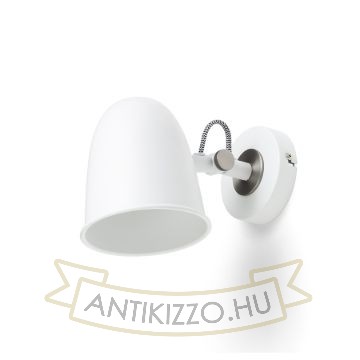 DANNY fali lámpa fehér matt nikkel 230V LED E14 5W